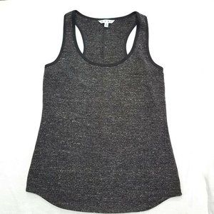 CAbi Racer Back Tank "Glee" Heathered Knit Sz S